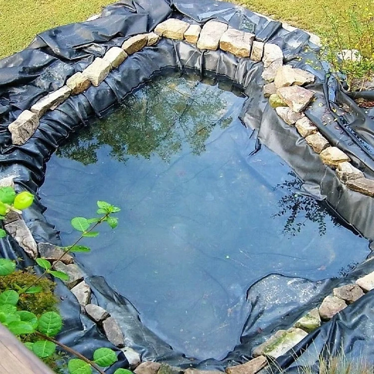 Waterproof Heavy Duty Coated Blackout Fish Pond Tarpaulin Truck Cover Sheet Tent Swimming Pool Liner Anti UV