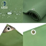 13oz 10ftx12ft Woven Plain Heavy Duty Canvas Tarpaulin with Rustproof Grommets for Canopy Tent Roof Camping Woodpile