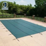 JX China Manufacturer Organic Blackout 500gsm Heavy Duty PVC Coated Tarpaulin Swimming Pool Cover
