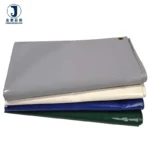 Gray Flame-Retardant Tarpaulin 420~1000g/?O TPU Rainproof Cloth Outdoor Tarp Pergola Groundsheet Canopy Truck Fireproof Tent