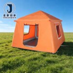 Quick Automatic Opening Inflatable Camping Tent 420D Oxford for 5-8 Person Emergency Disaster Relief 4-Season