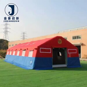 Inflatable PVC Camping Tent for Disaster Relief Medical Use 3000mm Waterproof CE Certified Quick Automatic Opening