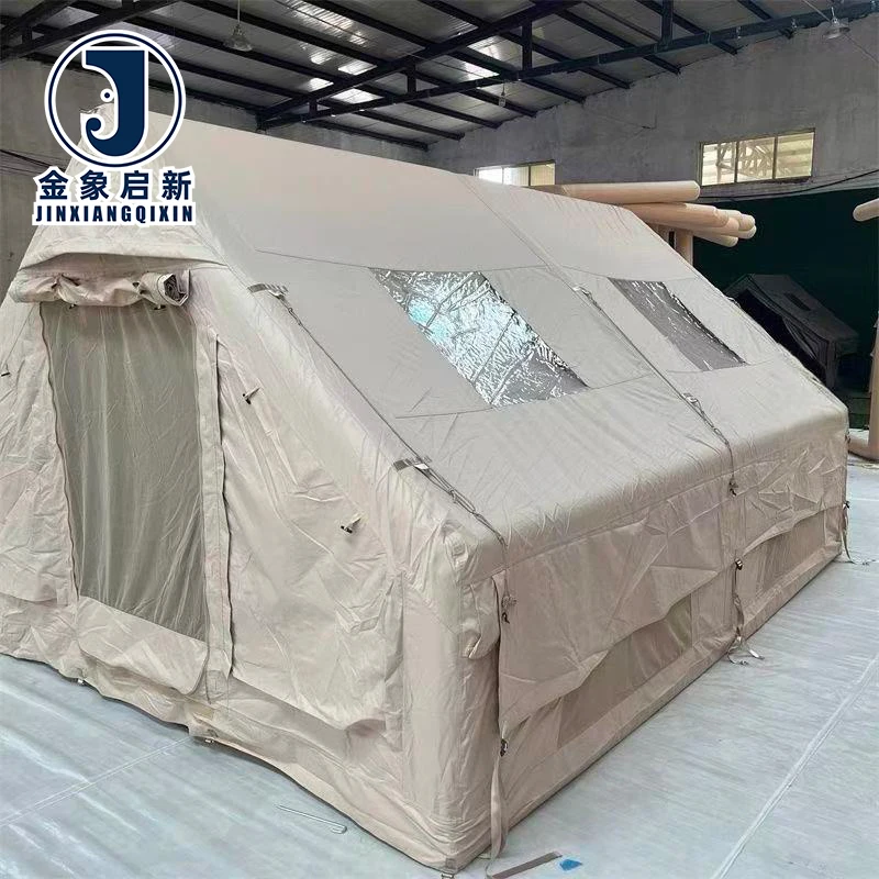 Inflatable Camping Tent 6-8 Person 4 Season Waterproof Automatic Opening for Family Outdoor Use