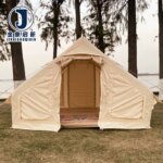 PVC Inflatable Camping Tent with Quick Automatic Opening for Outdoor Family Travel 4-Season