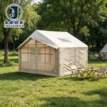 PVC Inflatable Camping Tent 4-6 Person Quick Automatic Opening for Beach Outdoor Trip
