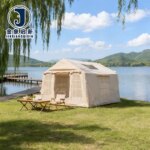 Inflatable Camping Tent 6-8 Person with Quick Automatic Opening for Family Four-Season Outdoor Use