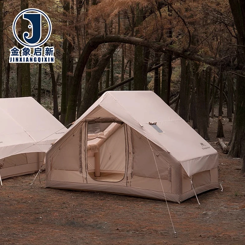 PVC Inflatable Camping Tent 4-6 Person with Quick Automatic Opening for Summer Outdoor Trip