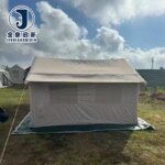 Automatic Opening Inflatable Camping Tent 4-6 Person Oxford Waterproof for Disaster Relief Emergencies
