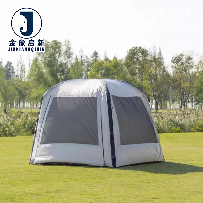 PVC 6-Person Inflatable Glamping Tent with Automatic Opening for Four-Season Camping