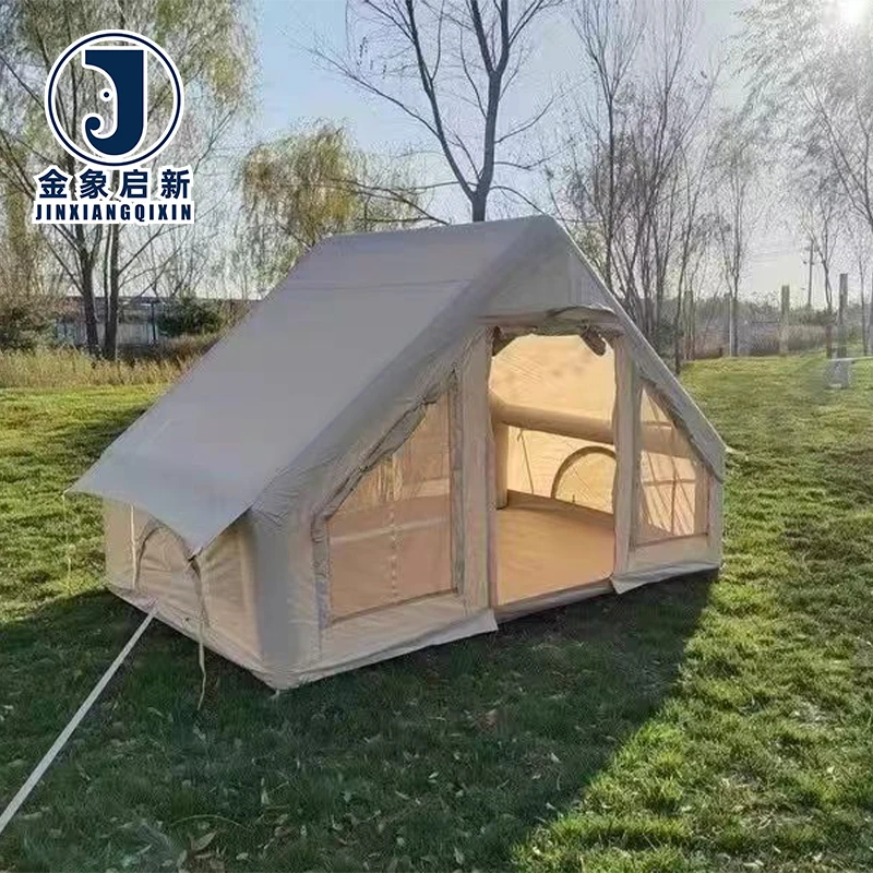 PVC Inflatable Camping Tent for Emergency Disaster Relief with Quick Automatic Opening All-Season Use