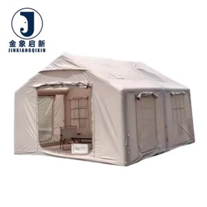 PVC Automatic Inflatable 3-5 Person Emergency Disaster Relief Tent with UV Protection for Four-Season Use