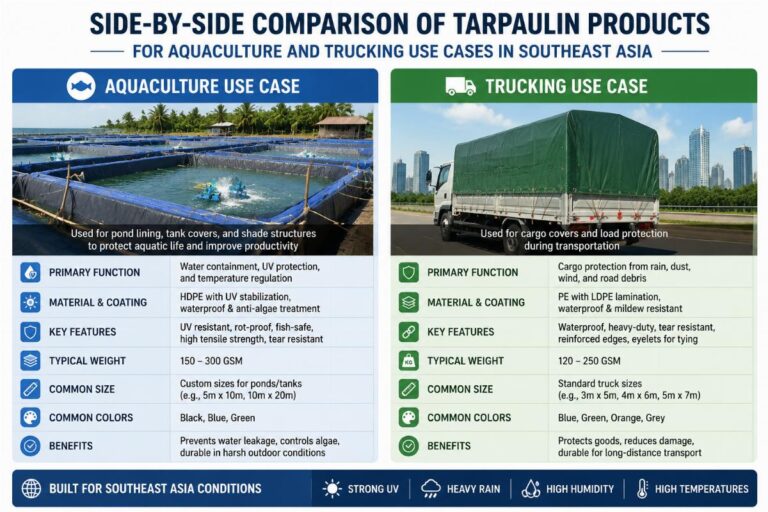 How to Source Qualified Tarpaulin Suppliers for SEA Aquaculture & Trucking Projects